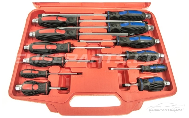 12 Piece Mechanics Screwdriver Set Image