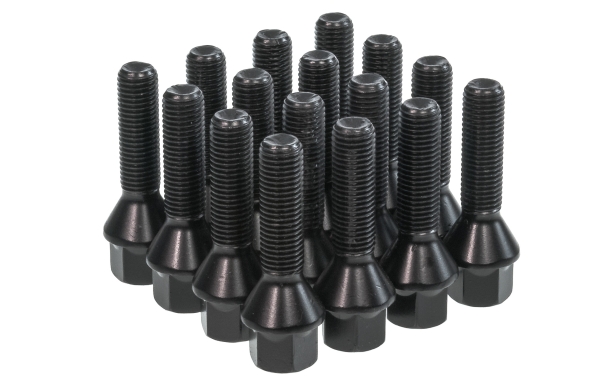 S2 / S3 Black Wheel Bolts 39mm Thread Image